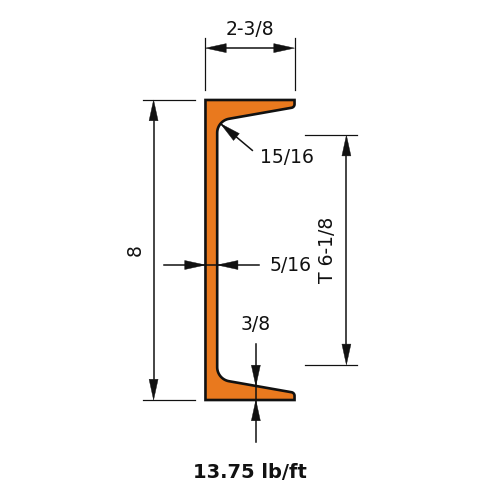 C8X13.75
