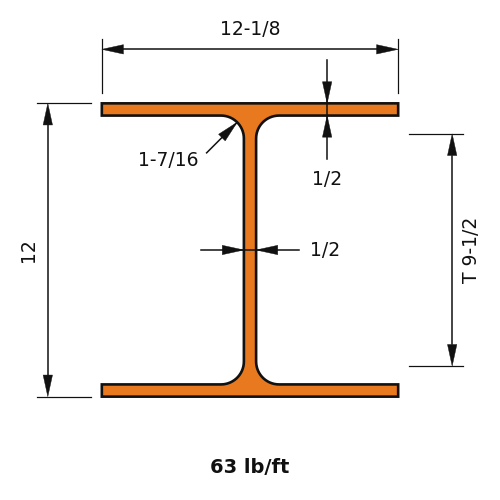 HP12X63