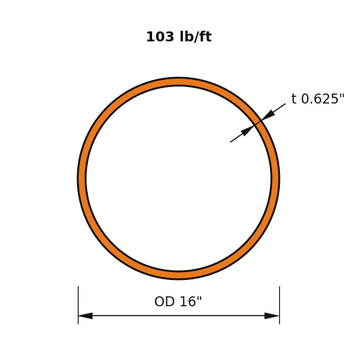 HSS16X.625
