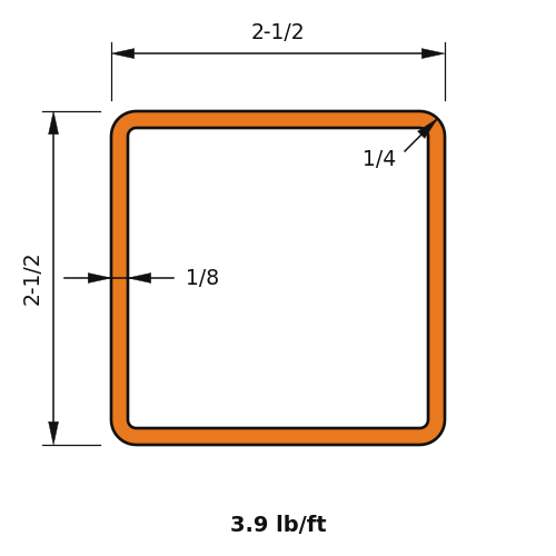 HSS2-1_2X2-1_2X.125