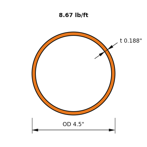 HSS4.500X.188