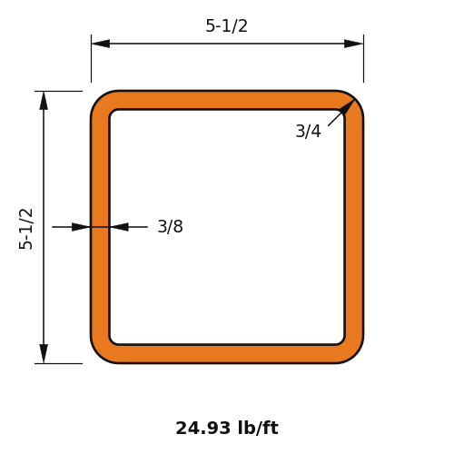 HSS5-1_2X5-1_2X.375