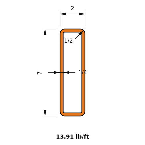 HSS7X2X.250