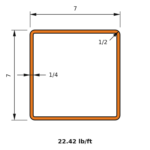HSS7X7X.250