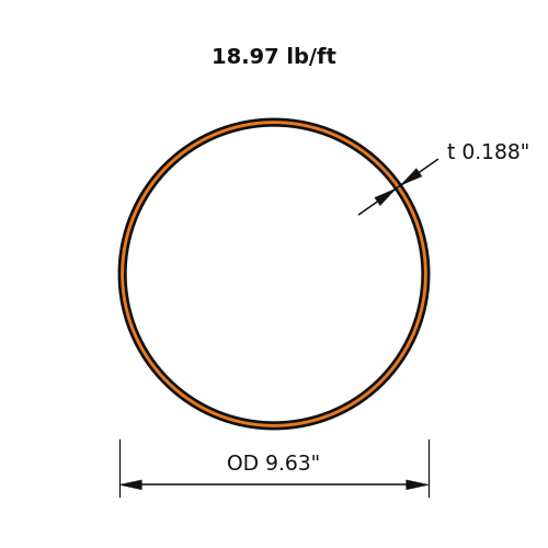 HSS9.625X.188