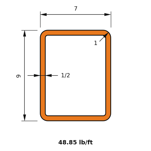 HSS9X7X.500