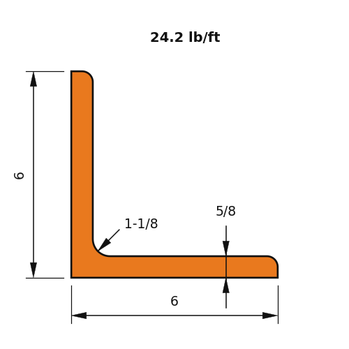 L6x6x.625