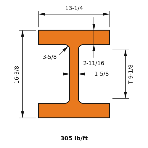 W12X305