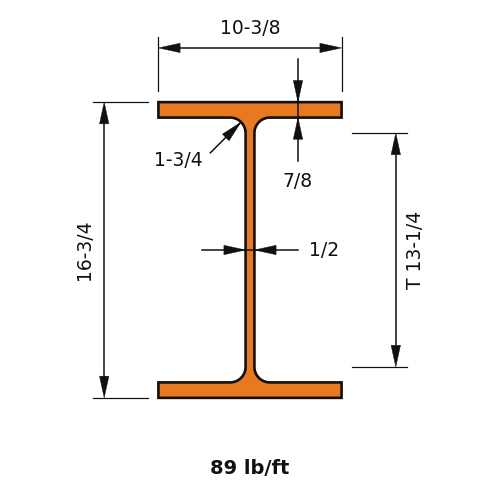 W16X89