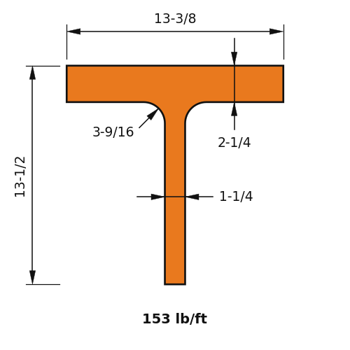WT12x153