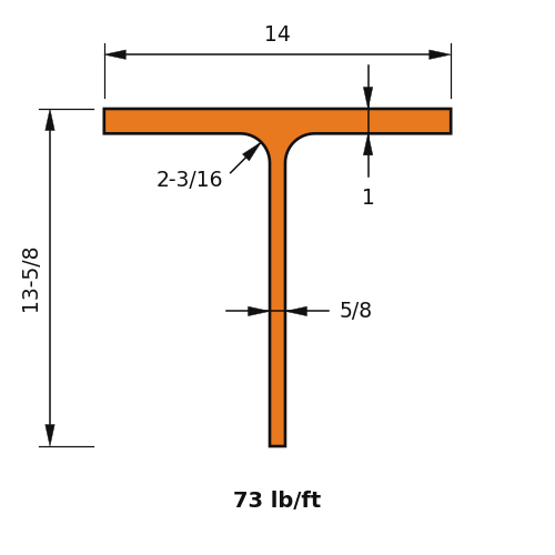 WT13.5x73
