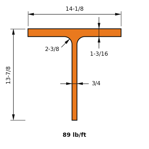 WT13.5x89