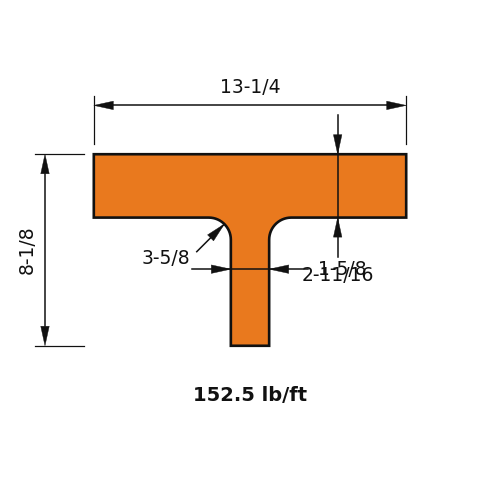 WT6X152.5