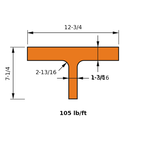 WT6x105